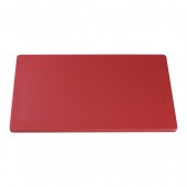 CaterChef snijblad polyethyleen rood glad 400x250x20 mm