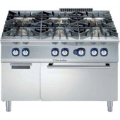Electrolux gasfornuis - elektrische oven - 6-pits - draaideurkast