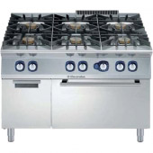 Electrolux gasfornuis - gas oven - 6-pits - draaideurkast