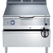 Electrolux gas braadpan - 100 liter - stalen bodem - handkanteling