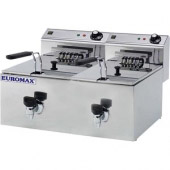 Euromax elektrische dubbele friteuse, 10390K