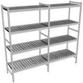 Fermostock 6611 - 4 etages - 1890x560x1800 mm (bxdxh)