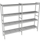 Fermostock 6611 - 4 etages - 1950x560x1800 mm (bxdxh)