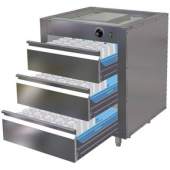 Roeder RVS koppenwarmer, 3 laden, 2391