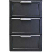 Gamko 3x 1/3 ladesegment, antraciet front met slot, X/6DA54K