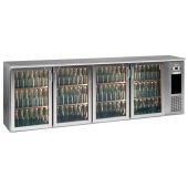 Gamko 4-glasdeurs flessenkoeling E3/2222GMUCS84, stekkerklaar