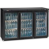 Gamko flessenkoeler - MG3/315G - 3 glazen draaideuren antraciet