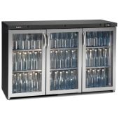 Gamko Maxiglass flessenkoeler LG3/315GCS chroomstaal 3x draaideur