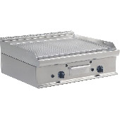 Saro gas geribbelde dubbele bakplaat E7/KTG2BBR