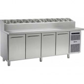 Gram GASTRO 07 K 2207 CSG prep table - 4 deuren en 12 x 1/3 GN