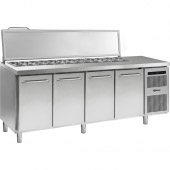 Hoshizaki GASTRO 07 K 2207 saladi&euml;re - 4 deuren en 9 x 1/3 GN