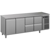 Hoshizaki Premier koelwerkbank - 2 deuren, 4 laden