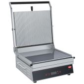 Hatco Panini Grill met Grooved top plate, Flat bottom plate - PG14FG-1