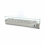 Maxima Opzetkoelvitrine - 180 cm - 8 x 1/3 GN Bakken