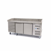 Maxima Pizzawerkbank - 202 cm - 2 Deuren - 7 Laden