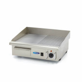 Maxima Grillplaat - Half Gegroefd - 55 cm - incl. Opvangbak