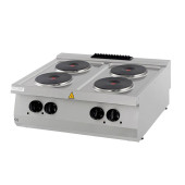 Maxima Heavy Duty Kookplaat - 4 Pitten - Dubbel - 70 cm - 400V