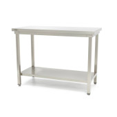 Maxima Werktafel rvs - 60 x 60 cm - Verstelbare Hoogte - met Onderschap