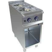 MKN 2-pits gas kooktafel 10,5kW, 2 branders