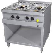 MKN 4-pits Gas kooktafel - staand model 2063402