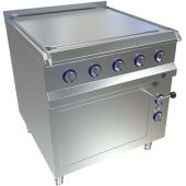MKN elektrisch doorkookfornuis 4 zones van 4kW, elekt. oven 5,4kW
