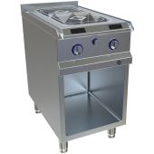 MKN Vitro elektrische kookplaat met Optima control 2 zones, 8EHEV052DT