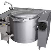 MKN elektrische kookketel 100 L (handmatig kantelbaar), mengkraan