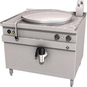 MKN gas kookketel 150 L, RVS ketel & dubbelwandig deksel, 850-serie