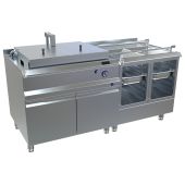 MKN friteuse K&Ouml;LN met FrySafe, 42 kW, uitschepsysteem rechts