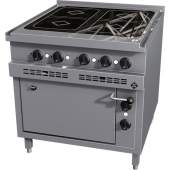 MKN inductie fornuis met 2/1 GN elektrische oven, 4 zones - 850-serie