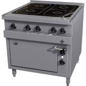 MKN kermisch fornuis met oven, 4 zones, 850-serie, type 2023406