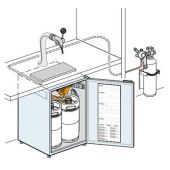 Mobiele bierkoeler DAVID mobiel inbouw