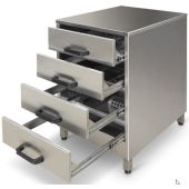 Mobile Containing ventilator verwarmde kast met 4 lades
