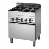 Modular Gas 4-pits fornuis - gas oven