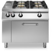 Modular Roc 1100 gasfornuis 4-pits met elektrische oven R110/100CFGE