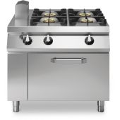 Modular Roc 1100 gasfornuis 4-pits met gasoven R110/100CFG
