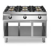 Modular Roc 1100 gaskooktafel 6-pits open R110/120PCG/A