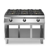 Modular Roc 1100 gaskooktafel 6-pits emaille open R110/120PCGB/A