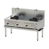 Nayati woktafel - NGK 80S, 2 wokbranders 33kW