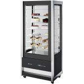 ISA panorama koelvitrine kristallen toren 930 RV TN ZWART