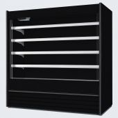 NordCap wandkoeling ALASKA 120 SLIM ENERGY BLACK