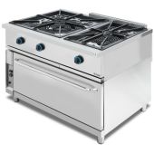 NTGas fornuis MOB/02-1P1H-T+F 2 branders