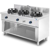 NTGas standaard Aziatisch wok fornuis MOB/03-3C-WL 3 branders