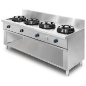 NTGas standaard Aziatisch wok fornuis MOB/04-4C-WA 4 branders