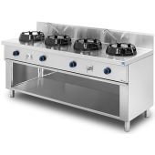 NTGas standaard Aziatisch wok fornuis MOB/04-4V-WL 4 branders