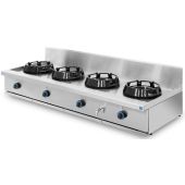 NTGas standaard Aziatisch wok tafelmodel fornuis PAV/04-4V-WA