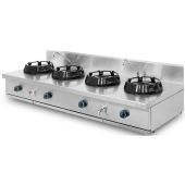 NTGas standaard Aziatisch wok tafelmodel fornuis PAV/04-4V-WL
