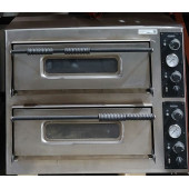 Occasion Combi-steel pizza-oven 2-kamers