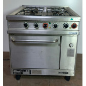 Occasion Krefft 4-pits gas fornuis met oven