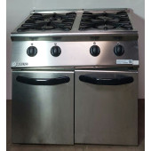Occasion Mareno 4-vlams gaskooktafel met onderkast